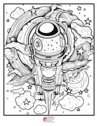 Space Coloring Pages 9B