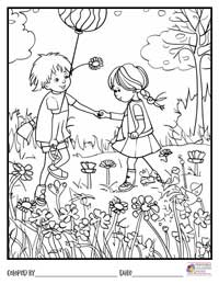 Spring Coloring Pages 11 - Colored By
