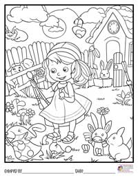 Spring Coloring Pages 12 - Colored By