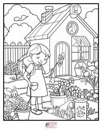 Spring Coloring Pages 13B