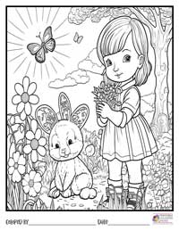 Spring Coloring Pages 16 - Colored By