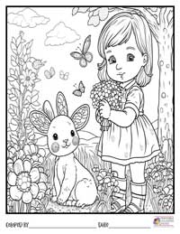 Spring Coloring Pages 18 - Colored By