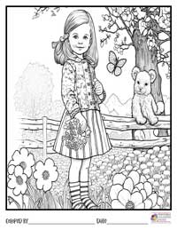 Spring Coloring Pages 2 - Colored By