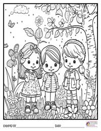 Spring Coloring Pages 20 - Colored By