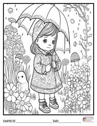 Spring Coloring Pages 3 - Colored By