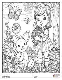 Spring Coloring Pages 4 - Colored By