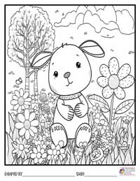 Spring Coloring Pages 5 - Colored By