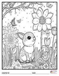 Spring Coloring Pages 7 - Colored By