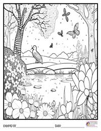 Spring Coloring Pages 8 - Colored By