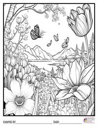 Spring Coloring Pages 9 - Colored By