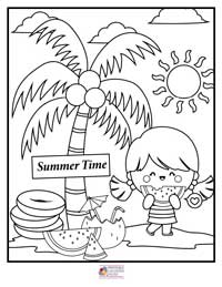 Summer Coloring Pages 12B