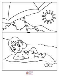 Summer Coloring Pages 13B