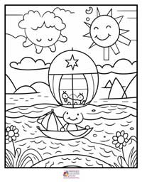 Summer Coloring Pages 1B