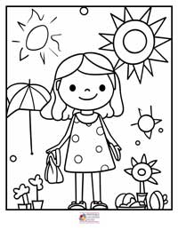 Summer Coloring Pages 3B