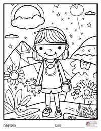 Summer Coloring Pages 4 - Colored By