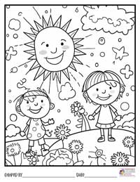 Summer Coloring Pages 5 - Colored By