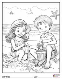 Summer Coloring Pages 6 - Colored By