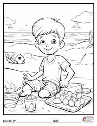 Summer Coloring Pages 7 - Colored By