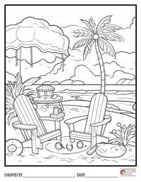 Summer Coloring Pages 8 - Colored By