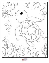Turtle Coloring Pages 1B