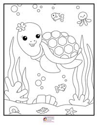 Turtle Coloring Pages 2B