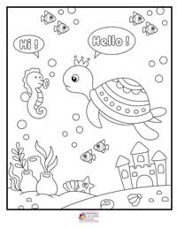 Turtle Coloring Pages 4B