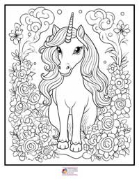 Unicorn Coloring Pages 12B