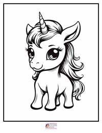 Unicorn Coloring Pages 14B