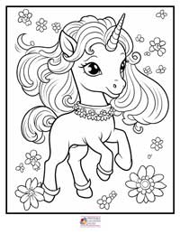 Unicorn Coloring Pages 15B
