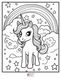 Unicorn Coloring Pages 10B