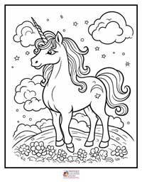 Unicorn Coloring Pages 17B