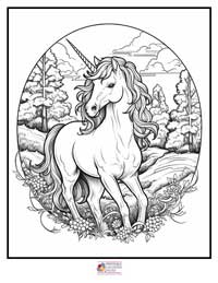 Unicorn Coloring Pages 19B