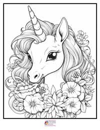 Unicorn Coloring Pages 3B