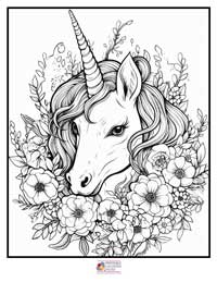 Unicorn Coloring Pages 4B