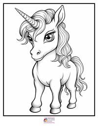 Unicorn Coloring Pages 8B