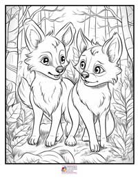 Wolves Coloring Pages 17B