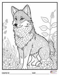 Wolves Coloring Pages 2 - Colored By