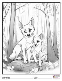 Wolves Coloring Pages 20 - Colored By