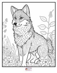 Wolves Coloring Pages 2B