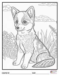 Wolves Coloring Pages 3 - Colored By