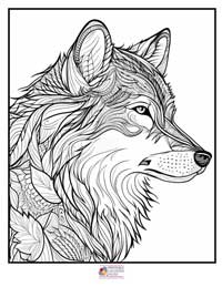 Wolves Coloring Pages 4B