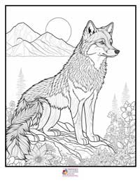 Wolves Coloring Pages 5B