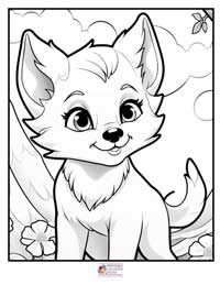 Wolves Coloring Pages 6B