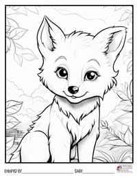 Wolves Coloring Pages 7 - Colored By