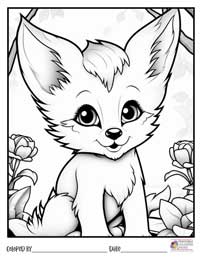 Wolves Coloring Pages 8 - Colored By