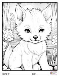Wolves Coloring Pages 9 - Colored By