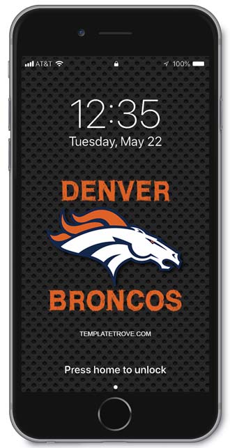 Denver Broncos Lock Screen 1
