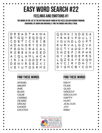Easy Word Search Printable #22