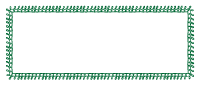 Forest Green Doodle Border - Third Sheet Size