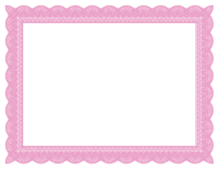 Formal Certificate Border 1 - Pink